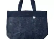 Jute Mesh Bag - Navy