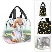 c372 Sofia Princess Children Lunch Bags Kids School Insulated Lunch Bag Portable Cooler Tote Food tbd372