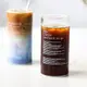 韓式ins玻璃水杯簡約英文字母玻璃杯耐熱喝水杯子冰美式咖啡杯