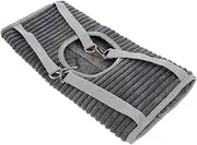 ORFOFE Hanging Hammock Ferret Hammock Nest Small Pet Tunnel Plaything Plush Nest Bed for Hamsters Ferret Toys (Grey)