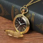 Flip Retro With Necklace Pocket Watch Pocket Fob Watches Mechanical