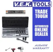 DUAL ACTION TOOLS Socket Set-3/8"DR 35PC-ALSO For Cordless Impact Wrench Kits-SP