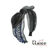 在飛比找momo購物網優惠-【UNICO】優雅小香風可移動塑形兔耳朵髮箍(聖誕/髮飾)