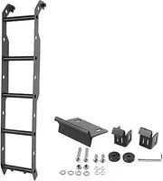 Tailgate Ladder Luggage Carriers Metal Crawling Ladder Compatible for Suzuki Jimny 2019 Up Exterior Accessories