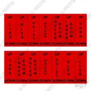 Fits IMT Crane Lever Decals (Set of 2)