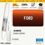 A4805 Touch Up Paint for Ford Orange EXTREME DARK COPPER Pen Stick Scratch Chip