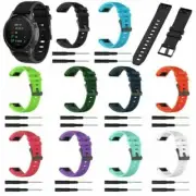 For Garmin Fenix 5 5X 5S Quick Install Sports Rubber Band Watch Wrist Straps