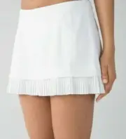 LULULEMON NEW WITH TAG Most Popular Discontinued WHITE City Sky Run By Skirt 10