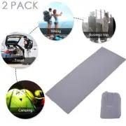 2pcs Ultralight Single Sleeping Bag Liner Hostel Travel Sheet Sleep Sack Camping