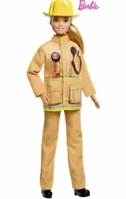 NEW Barbie Career Doll I Can be Firefighter Doll.
