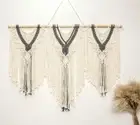 guzhiou large macrame wall hanging - Boho Tapestry Macrame Wall Decor Art- Ch...