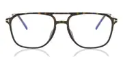 Tom Ford FT5665-B Blue-Light Block 052 Men's Glasses Tortoiseshell Size 54 - Private Health Rebate - Blue Light Block Available