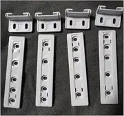 Fridge Door Slide Rail Mounting Kit Refrigerator Door Sliding Guide Integrated Cupboard Built in Kit