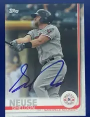 Oakland A's SHELDON NUSE Signed 2019 Topps Pro Debut Card #55
