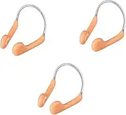 3Pcs Swimming Nose Clip Unisex Adult Swim Competition Nose Clip Training Nose Plugs Swimming Competition Protector with Storage Cases for Adults Water Sports Pool