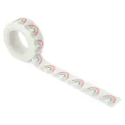 1 Roll of Echo Park Paper WELCOME BABY GIRL Washi Tape - Sweet Rainbows