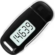 DNAMYJME Plastic 3D Pedometer for Walking USB Charging Accurate Step Counter Auto Sleep Backlit Design Step Tracker With 50 mAh Battery for Men Women Kids Seniors