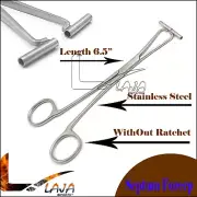 Septum Ear Nose Lip Tongue Forceps Clamp Plier Body Piercing Nose Septum Forceps