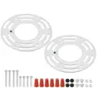 4 Inch Light Fixture Mounting Bracket 2set Ceiling Light Plate Kit Wall Crossbar