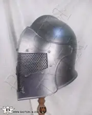 Medieval 18 gauge Bascinet helmet Larp Knight Helmet Armor Helmet Halloween