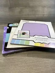 7+ lbs Of 12x12 Cardstock Multicolored, Textured,Designs Scrapbooking Crafts(x)