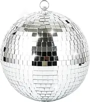 NuLink 8" Disco Light Mirror Ball with Hanging Ring