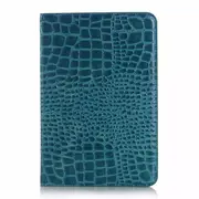 MCC iPad mini 5 2019 Crocodile-style Leather Case Cover Apple mini5 Skin [Blue]