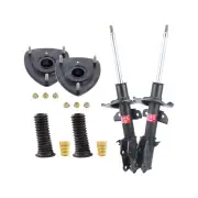 Front KYB Shock Absorbers Strut Mount Protection Kit for Mazda 2 Demio DE
