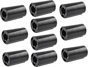 jingfei 10 Pack AA to C Size Battery Adapter Case,AA to C Size Spacers, AA to Size C Battery Adapter Converter Case(Black)