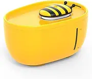 xinyee Intelnt Automatic Pet Cat Dog Water Fountain Cute Honeybee Drinking Fountain with 2L/ 67oz Large Capacity Low Noise