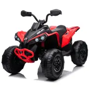 24V 800W Licenced Can-Am Renegade 4WD ATV Quad for kids -Red - POSHO