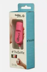 Gabba Goods ~ The Selfie PINK Camera Remote for Apple iPhone iPad iPod Touch