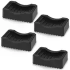 4pcs Reusable Griddle Leveling Shims Kit Non-Slip Grill Wheel Stopper Pad Party