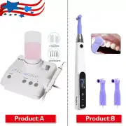 Dental Ultrasonic Piezo Scaler w/ Bottles Tips/Hygiene Prophy Handpiece Cordless