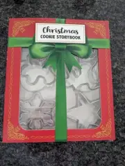 12 christmas cookie cutters Star Tree Santa, elf stocking