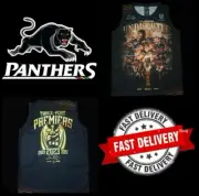 Penrith Panthers PREMIERSHIP Alternate Jersey/singlet Size MEDIUM Available NRL