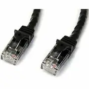 StarTech 10m Cat6 Gigabit Snagless RJ45 UTP Patch Cable (M/M), Black - N6PATC10MBK