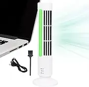 Electric Tower Fan | Standing Bladeless Electric Fan | Energy-Saving Quiet Floor Fan for Work Area, Dormitory, Home, Travel