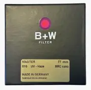 B+W UV-Haze #010 MRC Nano MASTER Filter (77mm) 66-1101508
