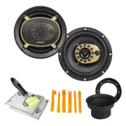 Jensen JS65T 100W RMS 6.5" Coaxial Speakers with Accessories