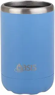Oasis Stainless Steel Double Wall Insulated Cooler Can 375Ml - Calypso Blue