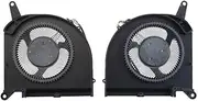 Laptop CPU GPU Cooling Fan PLB07010S12HH DC12V 0.50A 4Pin for Gigabyte Aorus 15G 15P 17G XC XB RX7G(CPU GPU Fan)