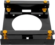BELLIFFY 3.5-inch Mechanical Hard Drive Bracket Metal Mounting Tray Shock Absorber for DVD Drive Sturdy Iron Adapter for Desktop Pc Bay