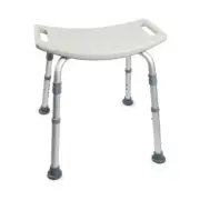 McKesson Bath Bench 19.25" W 11-1/2 Inch Seat Depth 300 lbs. Weight Capacity