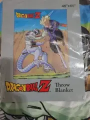 Dragon Ball Z Mecha Frieza vs Trunks Throw Blanket