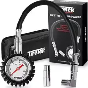 Digital Tire Inflator With Pressure Gauge Dual Head Chuck For Truck Car Bike