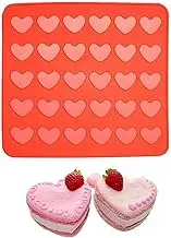 New 30 Holes Heart Shape Silicone Macaron Mat Oven Dessert Muffin Macaron Mold DIY Cake Mould Baking Pad/212