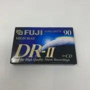 FUJI DR-II Cassette Tape 90 Minute Blank Audio High Bias