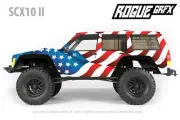 Axial SCX10 II Cherokee Body Graphic Wrap Skin - Merica'