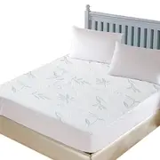 Dreamz Bamboo Fully Fitted Mattress Protector Bed Sheet Waterproof King Single